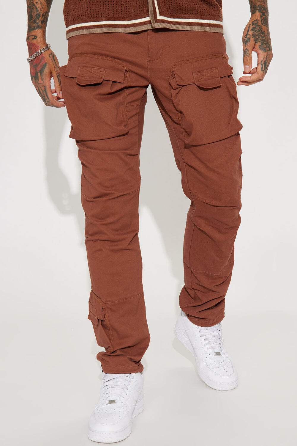 

Брюки карго Fashion Nova HD22B308T, коричневый