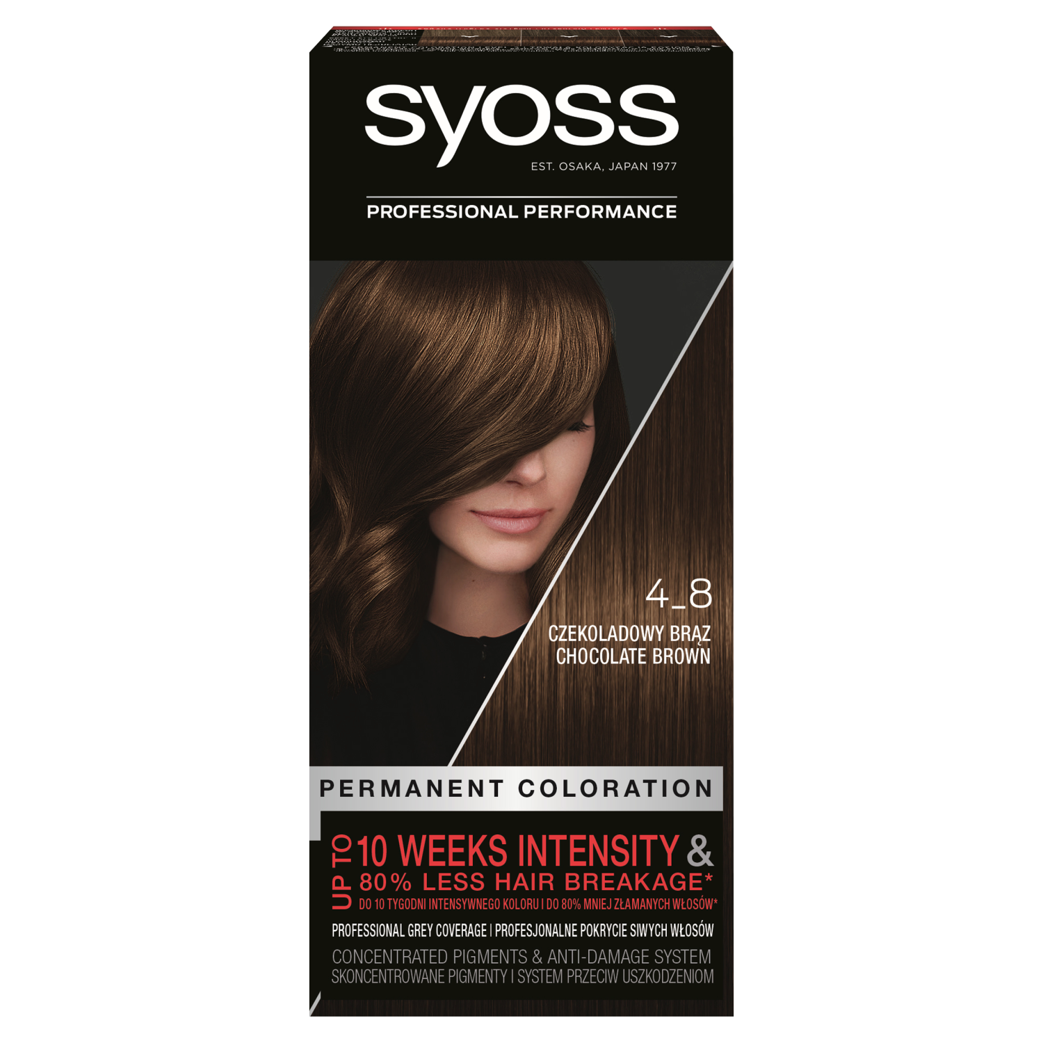 Syoss Permanent Coloration стойкая краска для волос 4-8  шоколадно-коричневый, 1 упаковка – купить с доставкой из-за рубежа через  платформу «CDEK.Shopping»