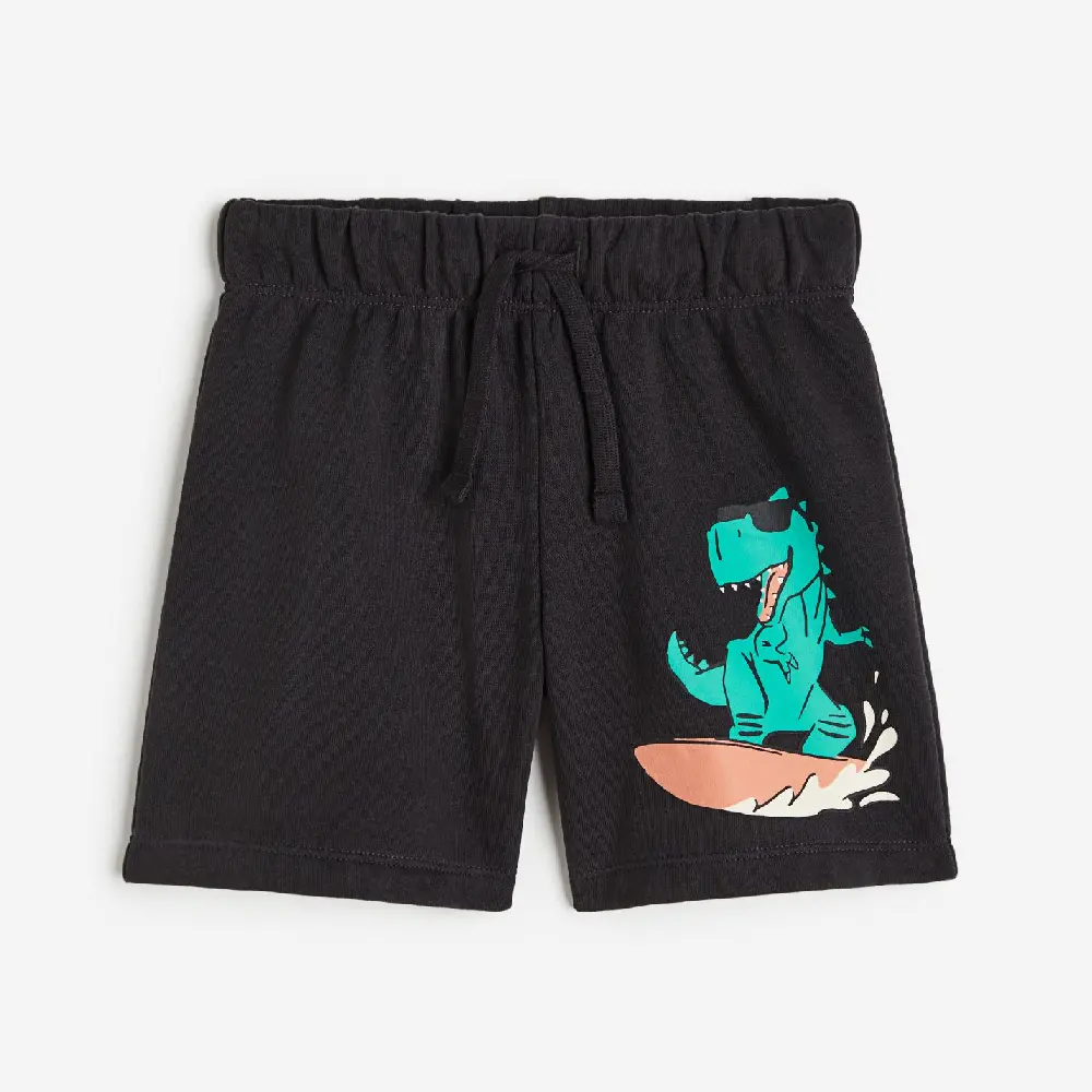 

Шорты H&M Kids Surfing Dinosaur, черный