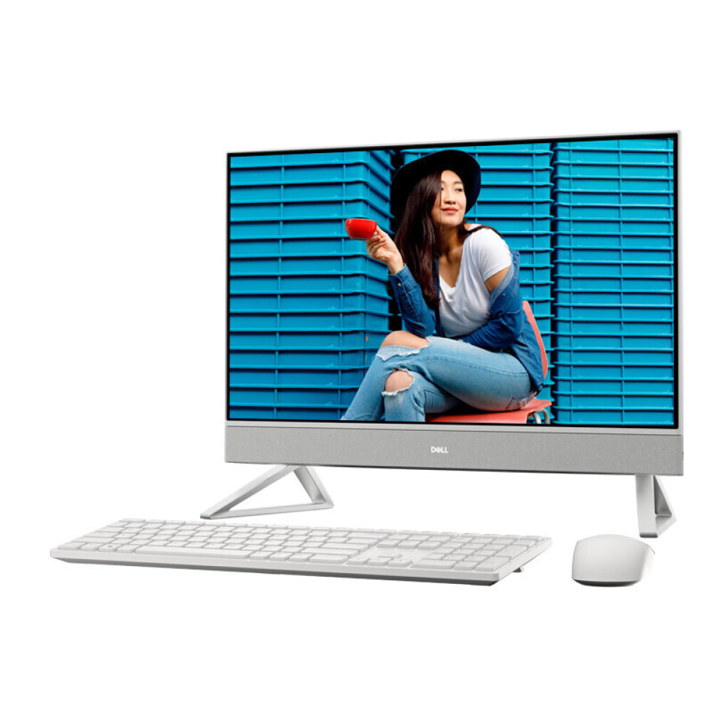 Моноблок Dell Inspiron 5410 23,8 Intel i5-1235U, белый цена и фото