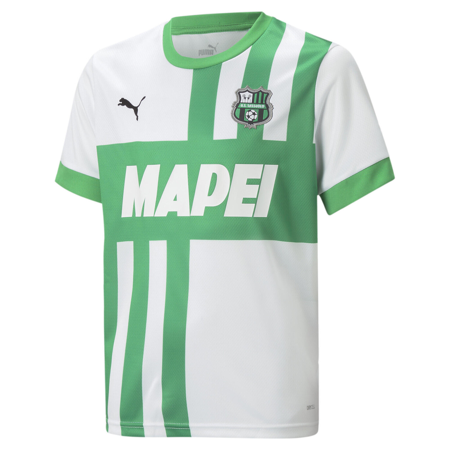 

НАС Футболка Sassuolo Calcio 2022/23 Youth Replica Away PUMA, белый/зеленый