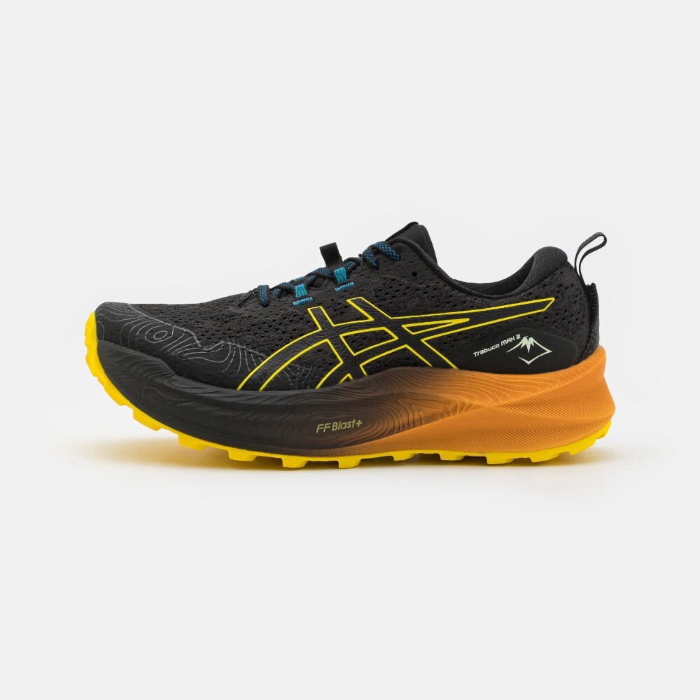 

Кроссовки для трейлраннинга Asics Trabuco Max 2, черный/золотисто-желтый