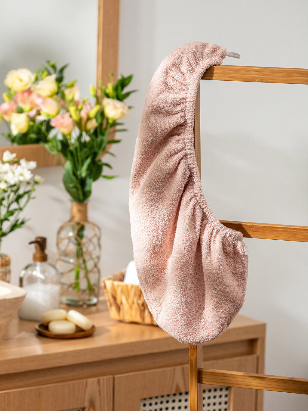 

Хлопковое женское полотенце для волос LCW Home