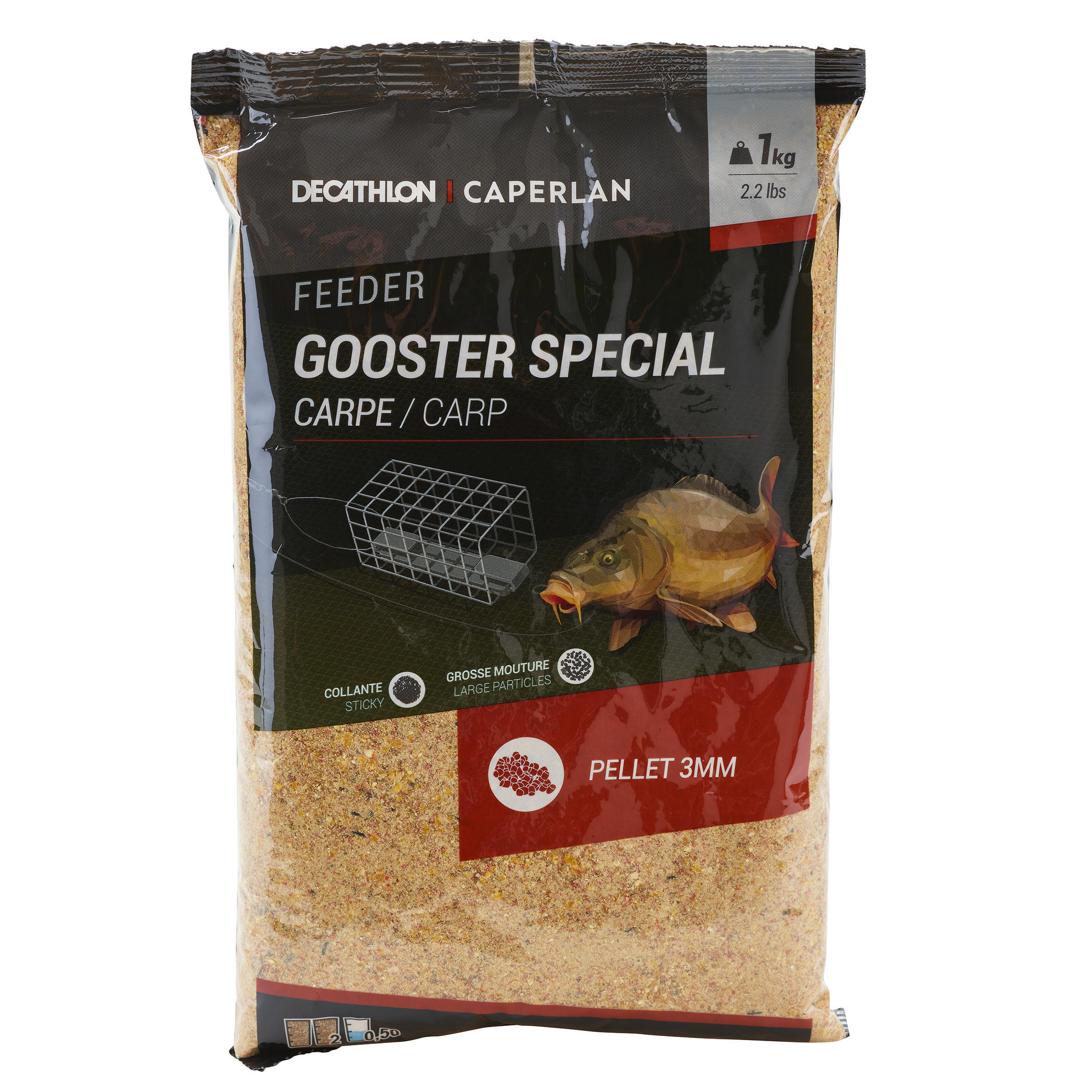 Прикормка Gooster Special Carp 1 кг CAPERLAN прикормка sensas 3000 carp extra grosse 1кг