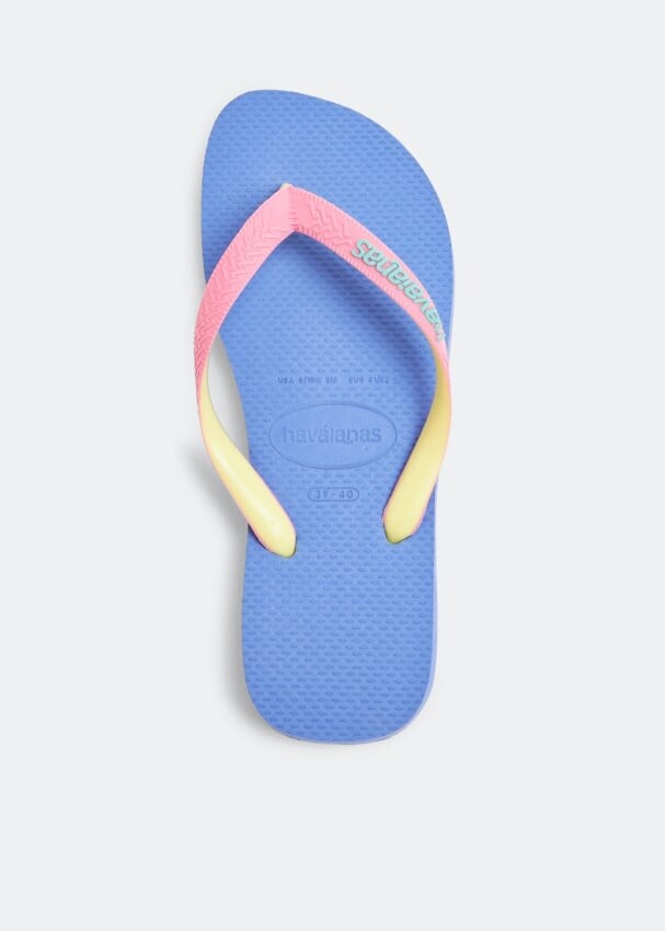

Шлепанцы HAVAIANAS Top mix rubber flip flops, синий