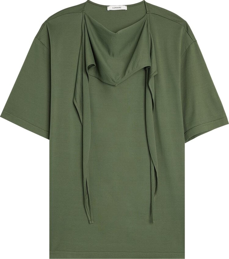 

Футболка Lemaire Foulard 'Smoky Green', зеленый