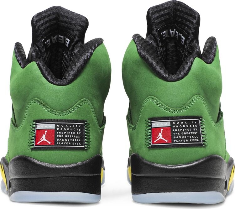 All green jordan 5 best sale