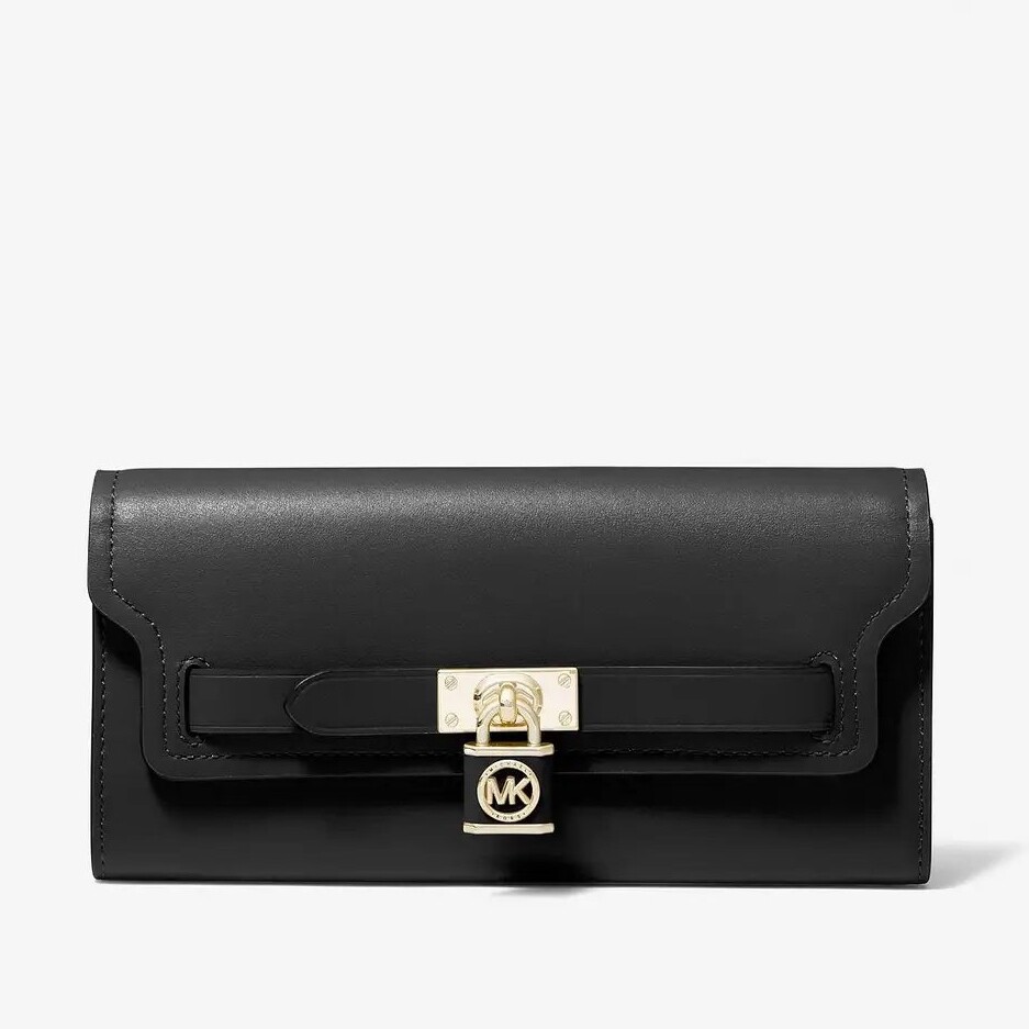 

Кошелек Michael Michael Kors Hamilton Legacy Large Leather, черный