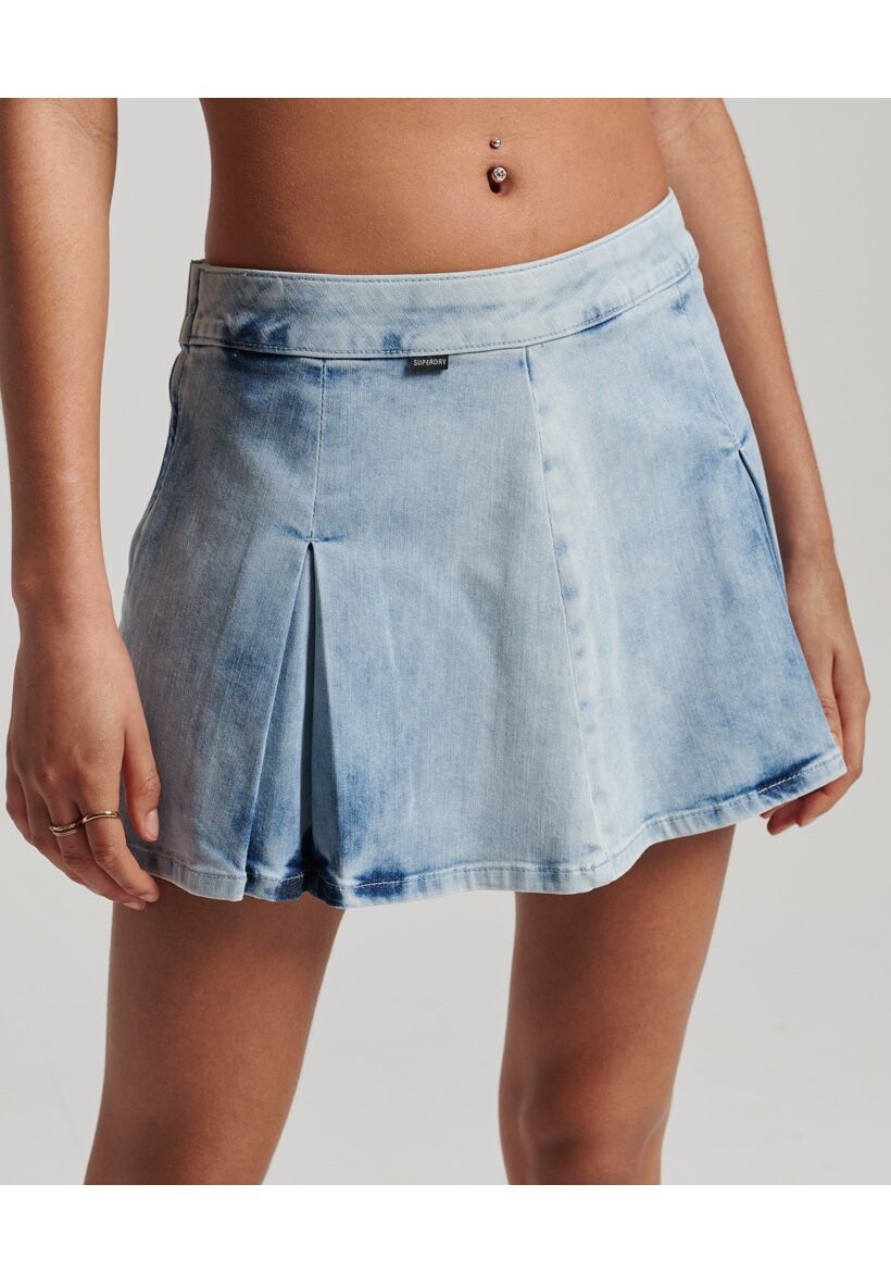 

Юбка Superdry VINTAGE, синий, мытье