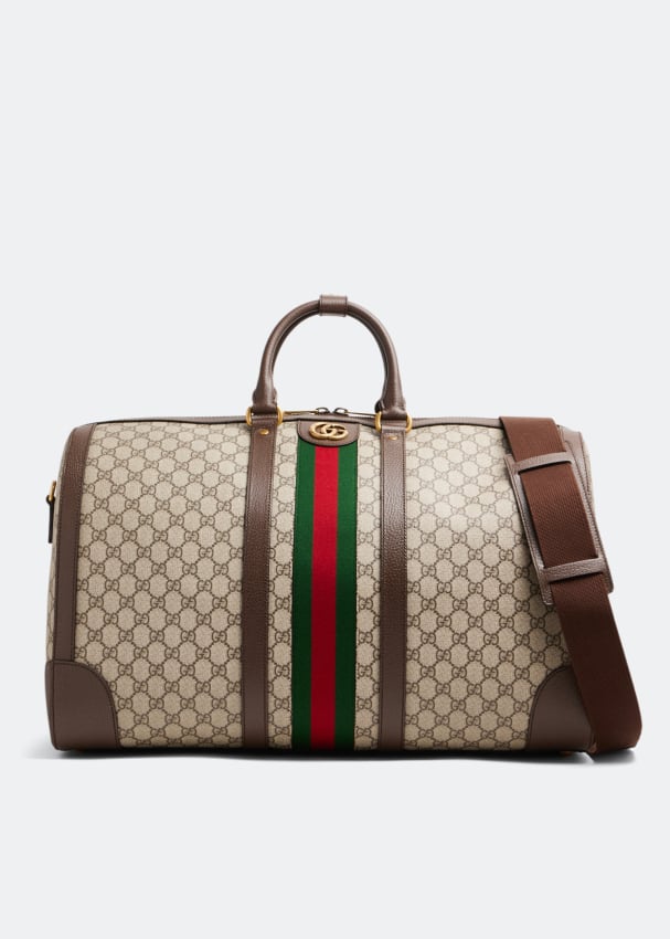 Сумка GUCCI Savoy large duffle bag, бежевый бирка идентификационная на чемодан airsoft rus asr gft5