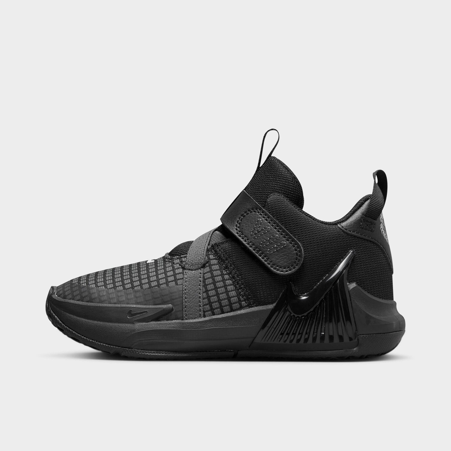 

Баскетбольные кроссовки Nike LeBron Witness 7 Stretch Lace для маленьких детей, черный