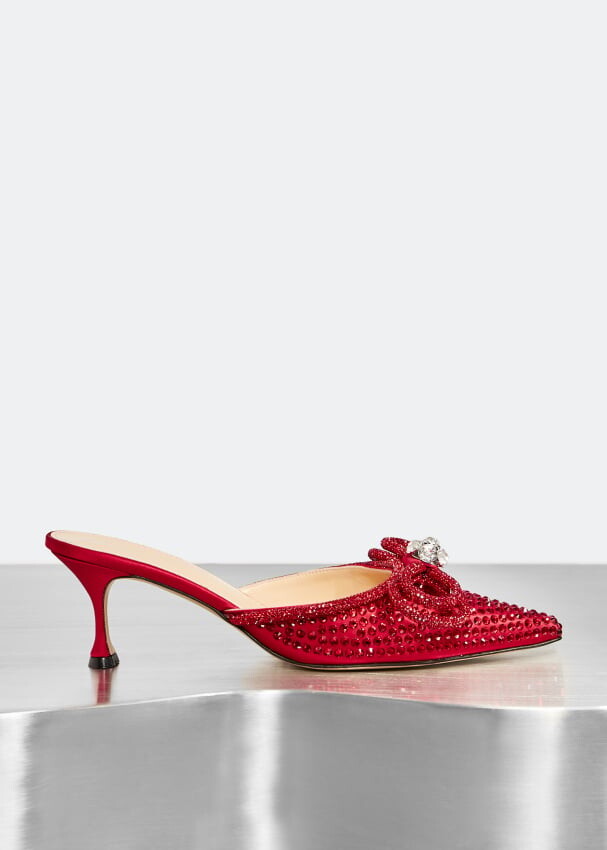 

Мюли MACH AND MACH x Level Shoes Double Bow mules, красный