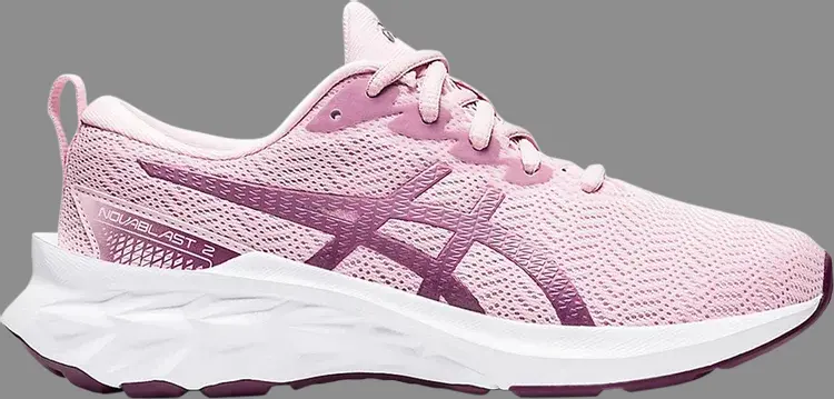 

Кроссовки novablast 2 gs 'barely rose' Asics, розовый