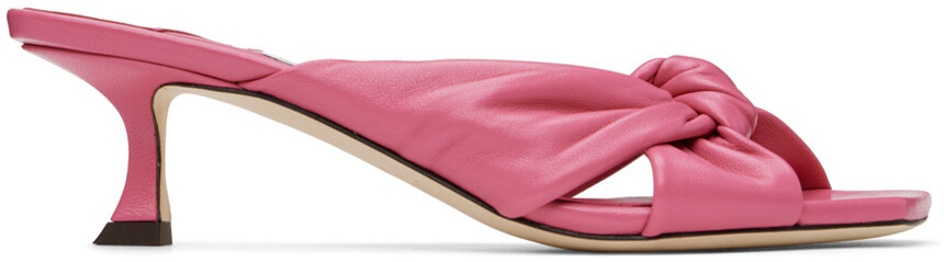 

Розовые босоножки на каблуке Avenue Jimmy Choo