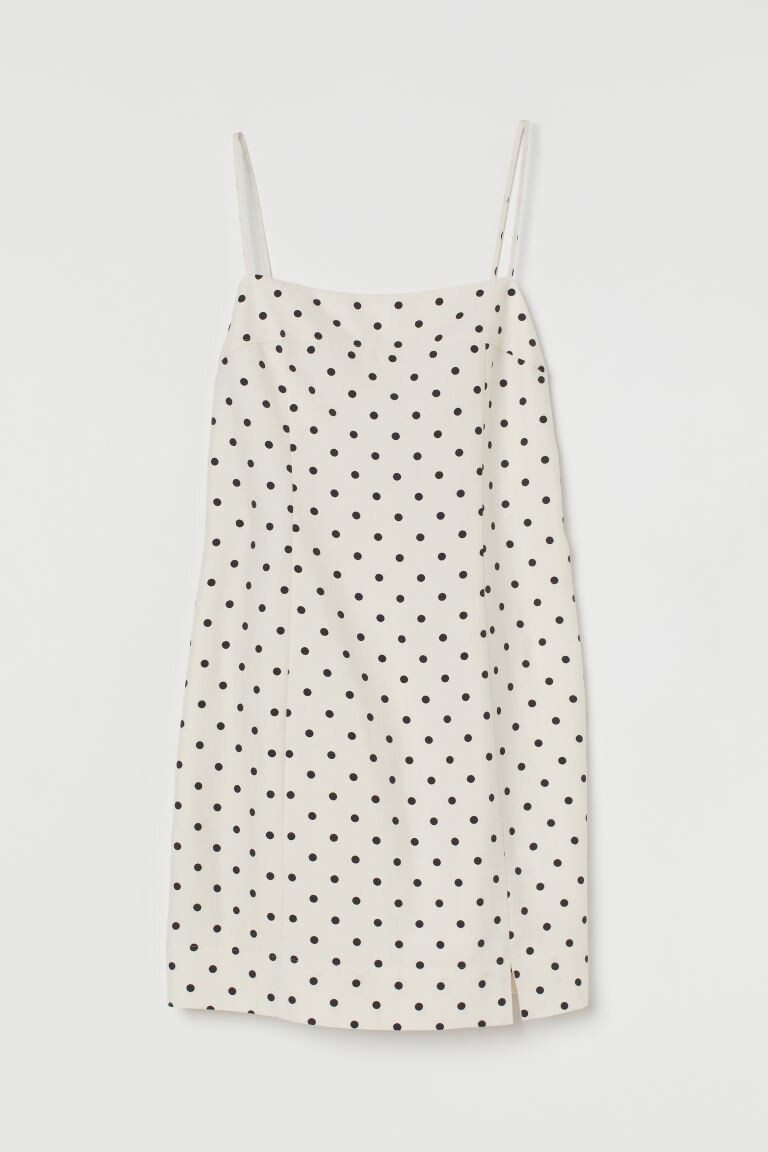 

Платье из лиоцелла H&M, белые/черные точки