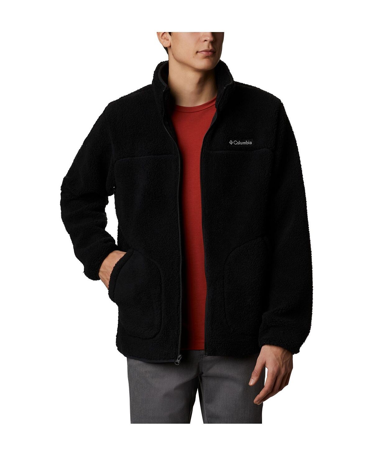

Мужская флисовая куртка rugged ridge ii sherpa с молнией во всю длину Columbia, черный