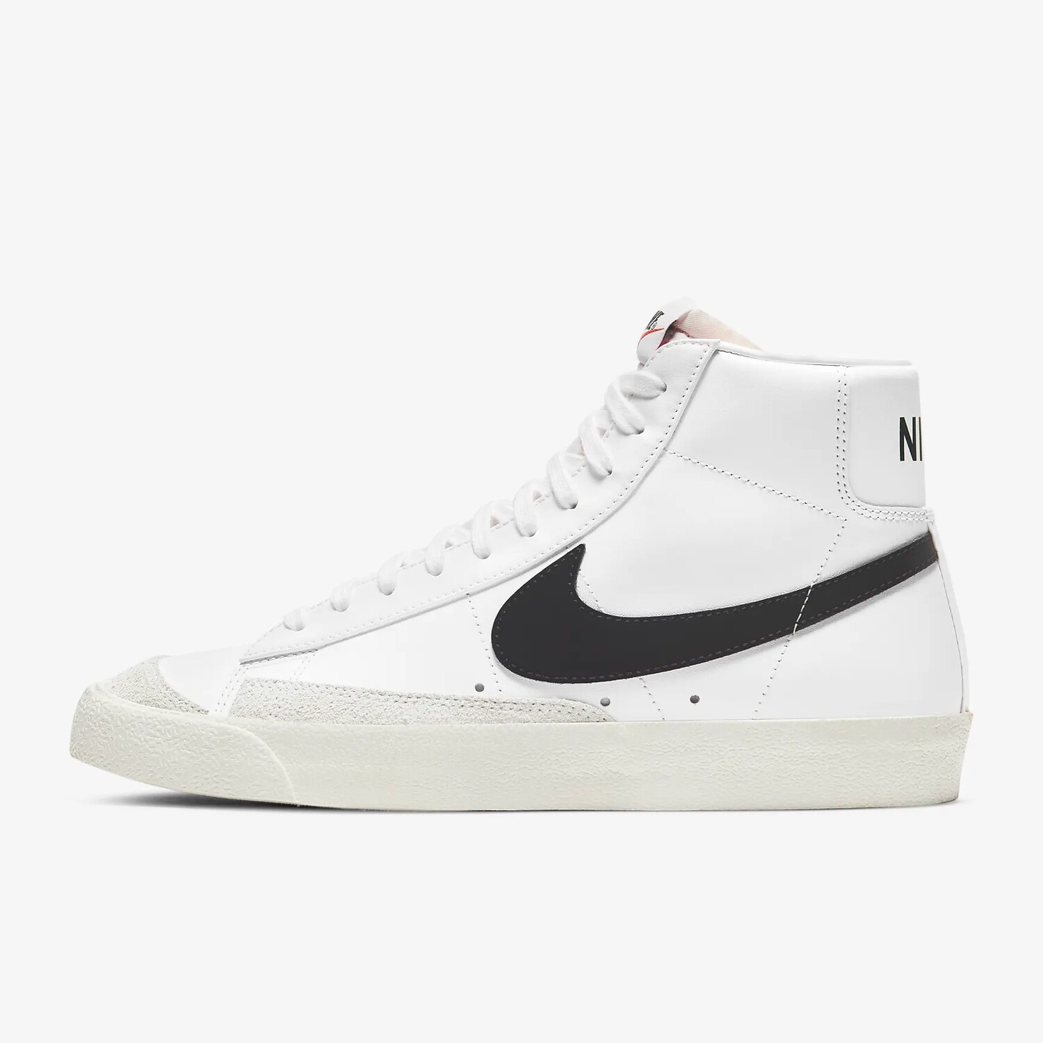 Кроссовки Nike Blazer Mid '77 Vintage 'White Black', белый кроссовки nike blazer mid 77 vintage white lemon wash белый