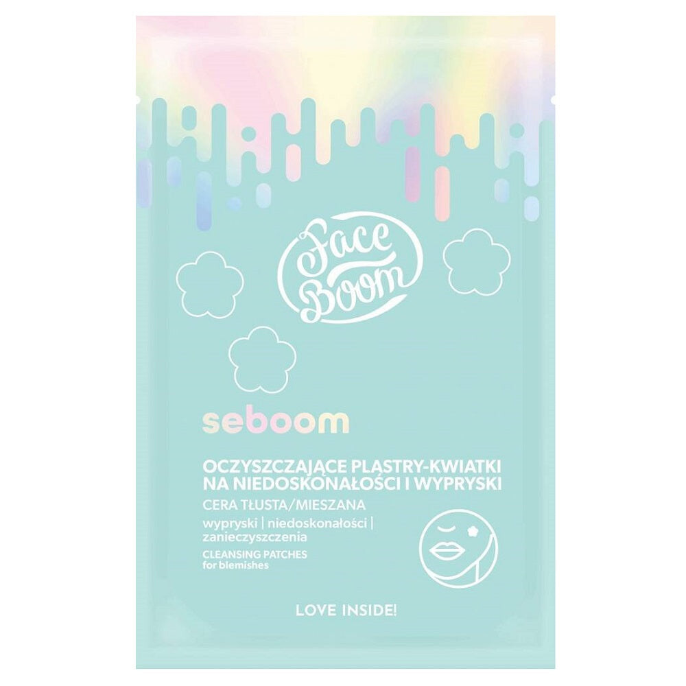

Face Boom Очищающие патчи-цветы Seboom от несовершенств и пятен Sweet Saviors 20шт.