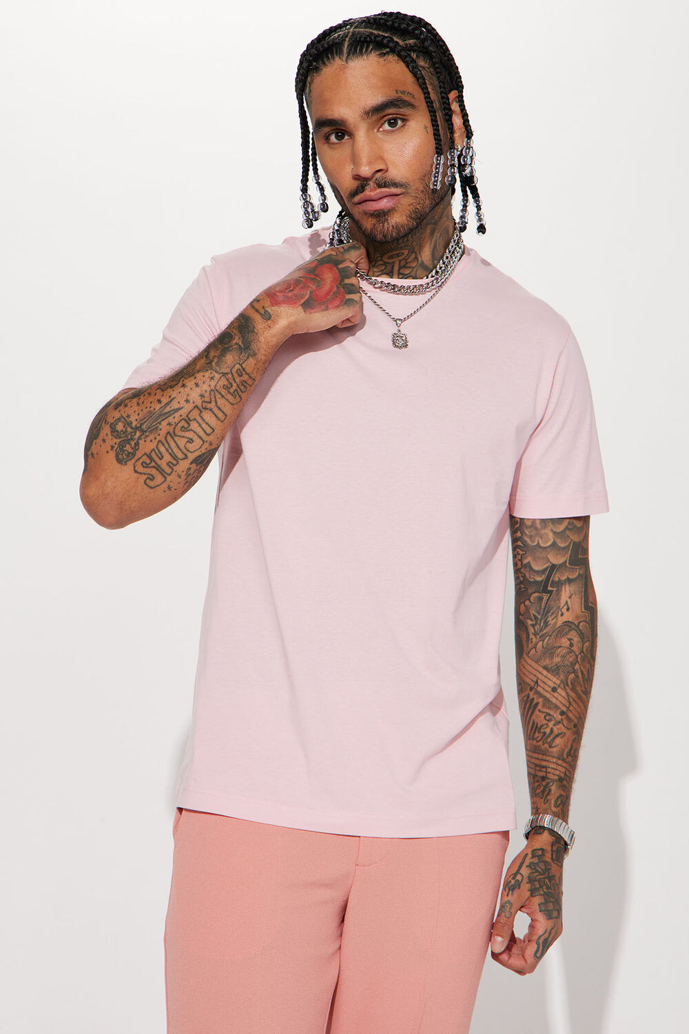 

Футболка Fashion Nova NMKT30618, розовый