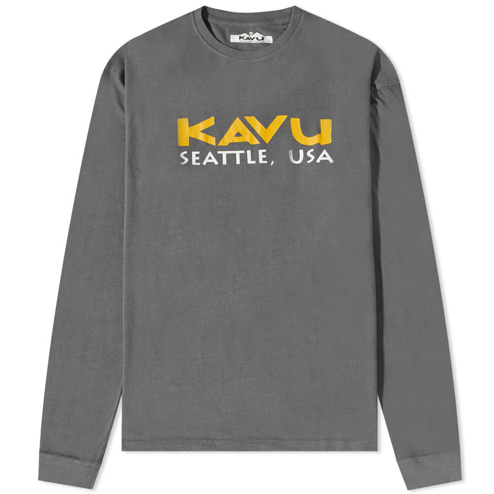 

Футболка KAVU Long Sleeve Spellout Tee