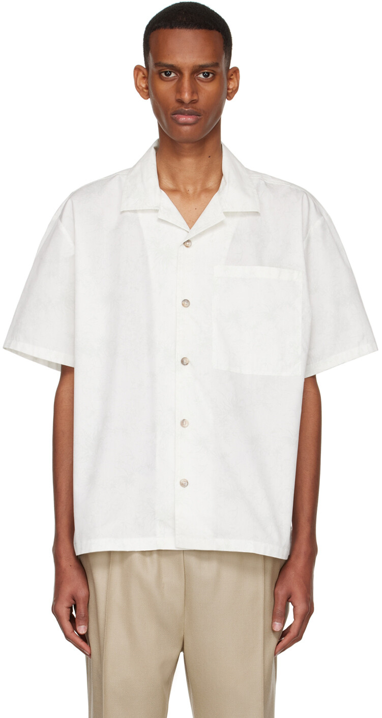 

Эксклюзивная белая рубашка SSENSE Tom Wood