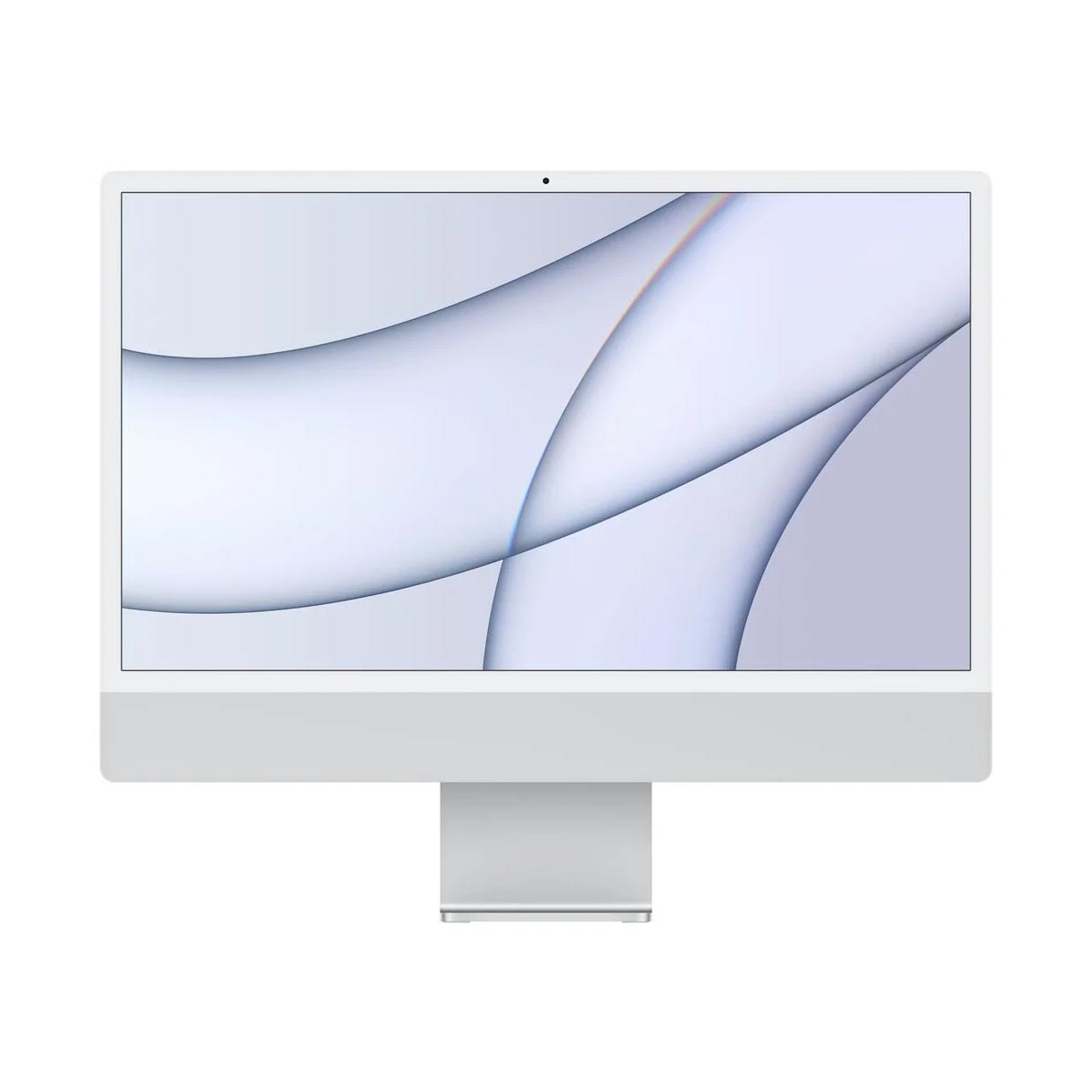 Моноблок Apple iMac 24'' (2021), 8 CPU/7 GPU, 8ГБ/512 ГБ, Gigabit Ethernet, Silver, английская клавиатура моноблок apple imac 24 2021 г mgpj3 4480x2520 apple m1 2 064 ггц ram 8 гб ssd 512 гб apple m1 8 core macos green
