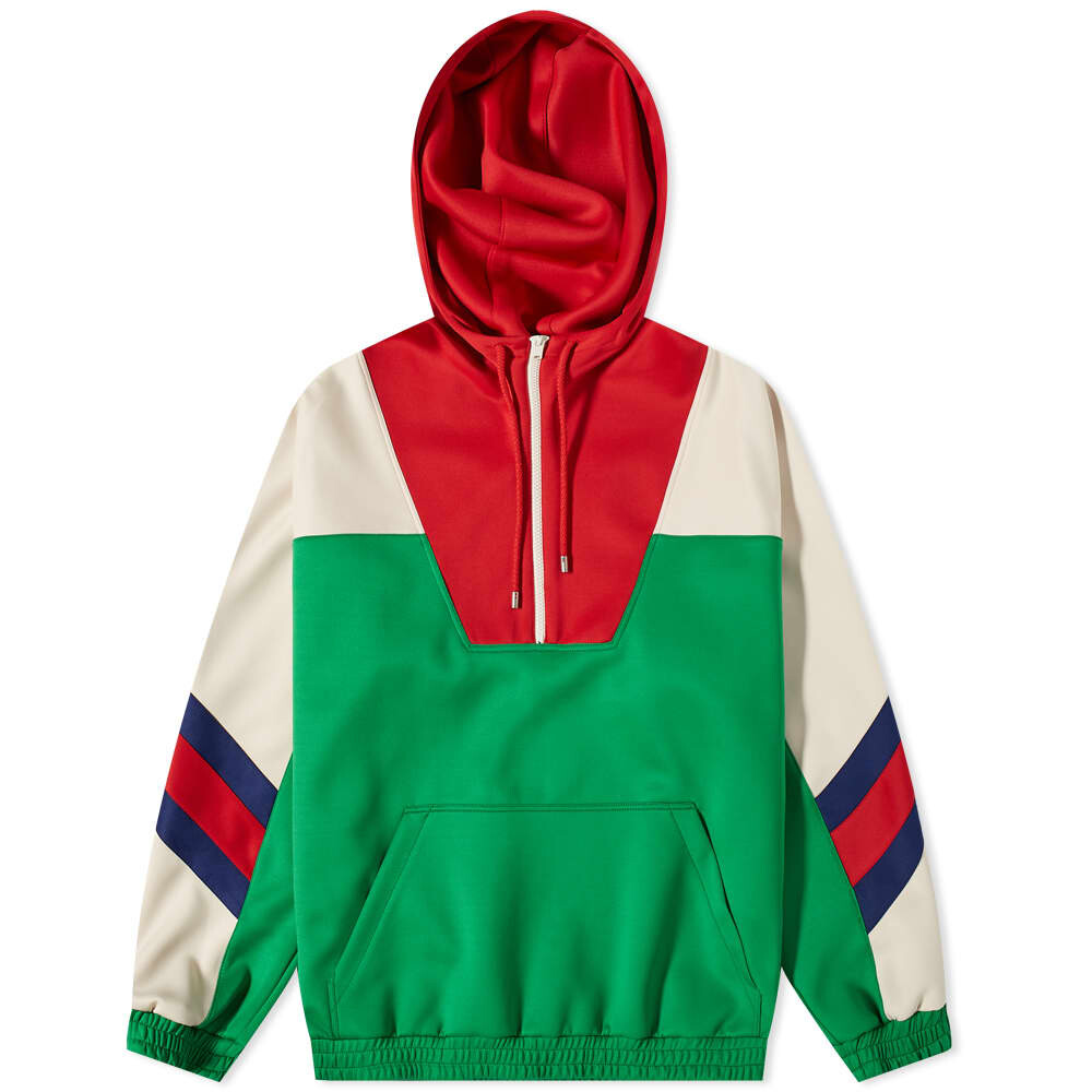 

Куртка с молнией до половины Gucci, Зеленый