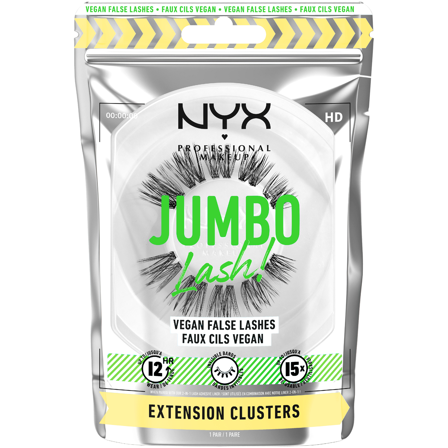 NYX Professional Makeup Jumbo Lashes Extention накладные ресницы, 1 упаковка - фото