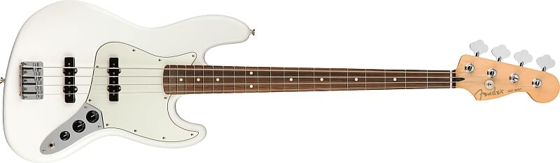 

Fender Player Jazz Bass, накладка на гриф Pau Ferro, цвет Polar White