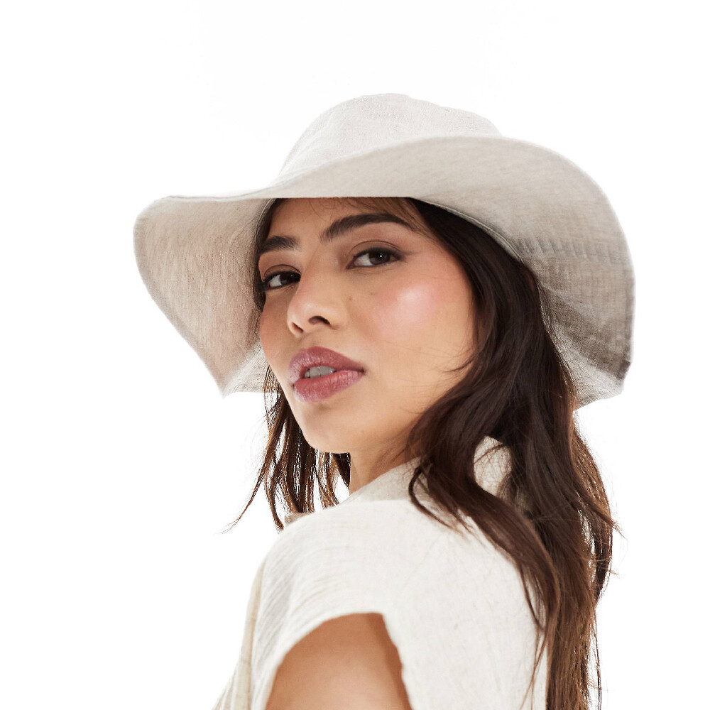 Шляпа & Other Stories Linen Bucket, светло-бежевый шляпа accessorize wide brim bucket светло желтый