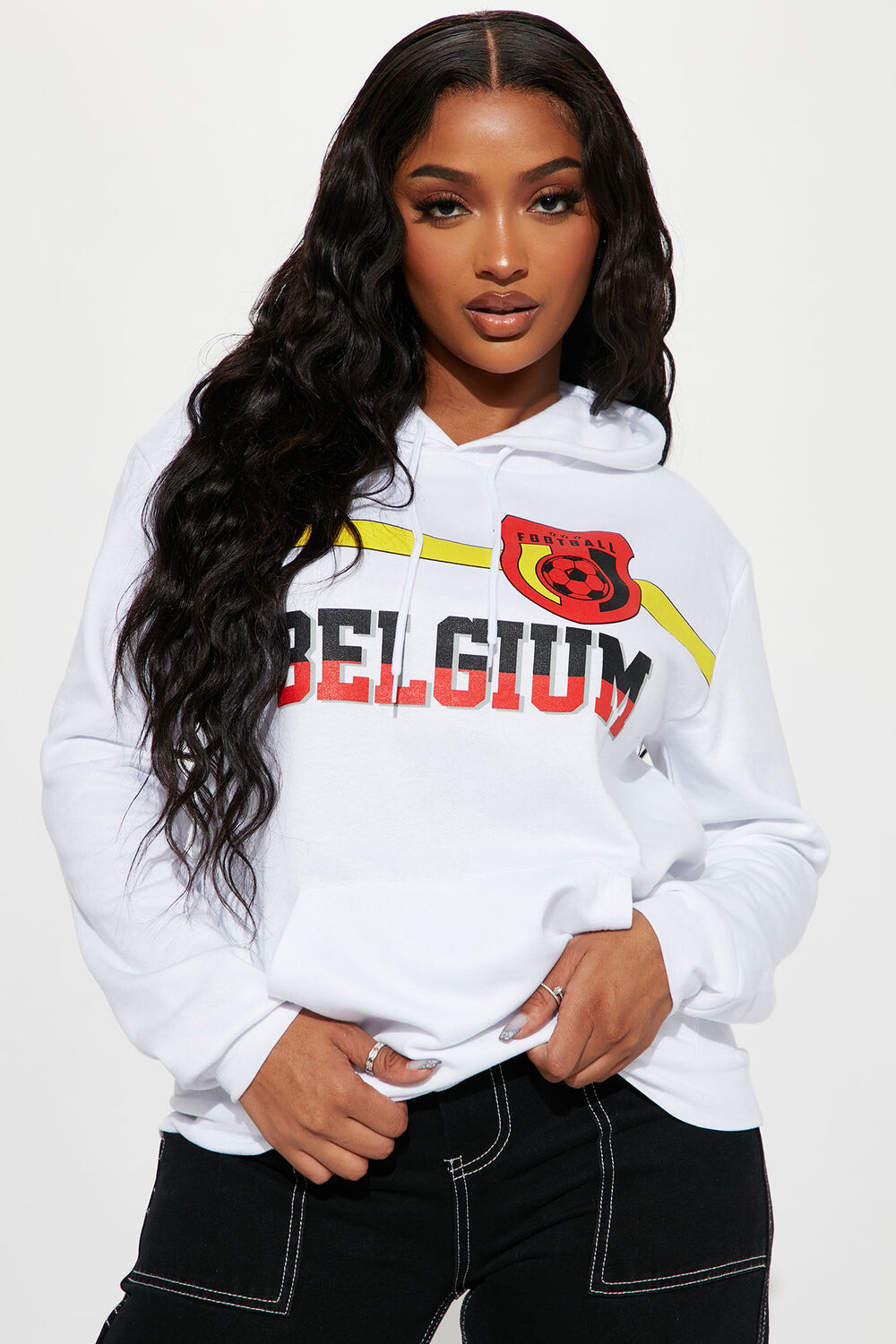 

Худи Fashion Nova EXY358PHK, белый