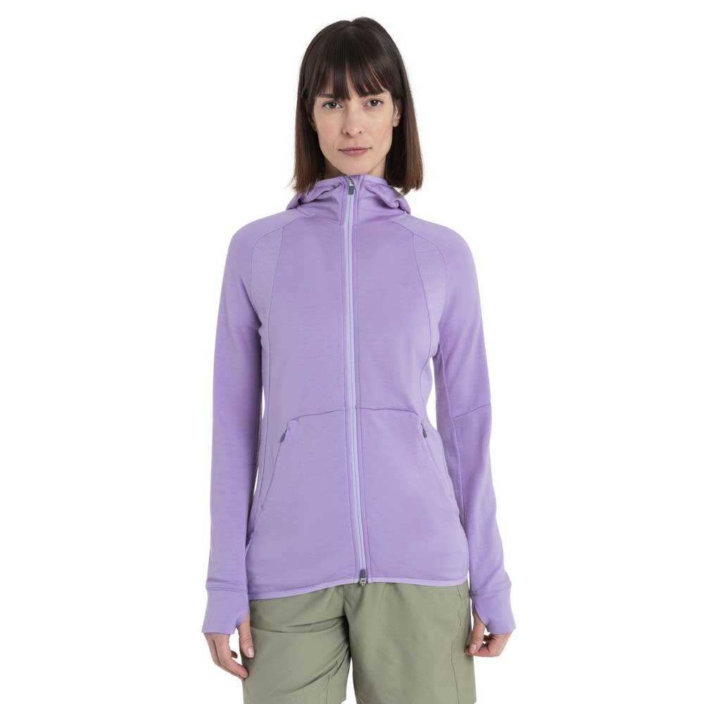 

Толстовка Icebreaker Merino ZoneKnit Quantum Full Zip, фиолетовый