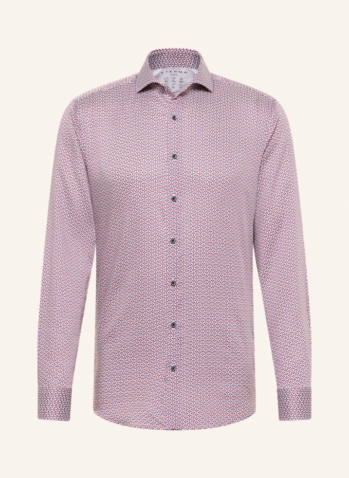 

Рубашка slim fit Eterna, красный