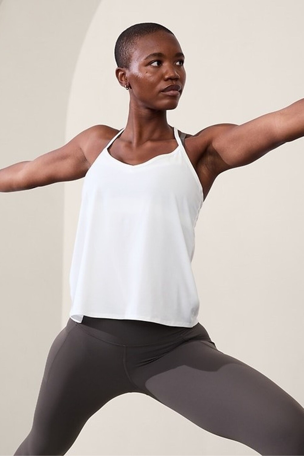 

С легкостью топ на бретельках Athleta, белый