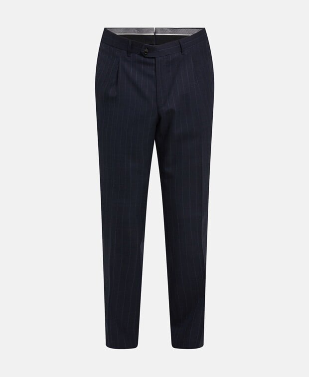 

Шерстяные брюки Eduard Dressler, темно-синий