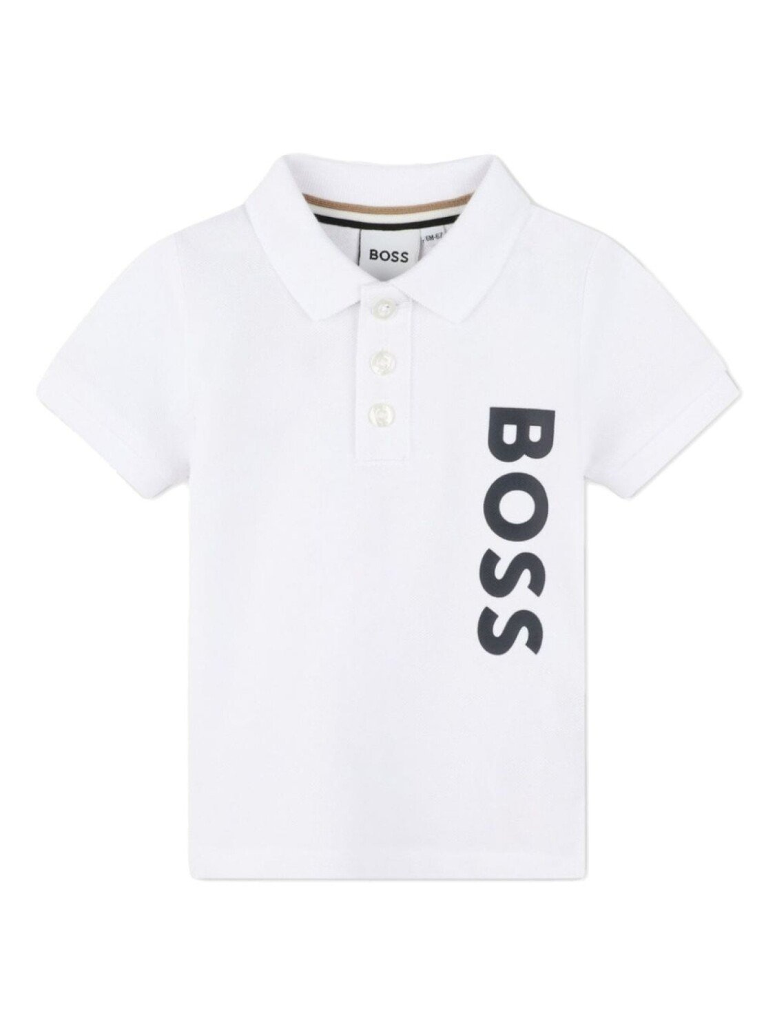 

BOSS Kidswear рубашка поло с логотипом, белый