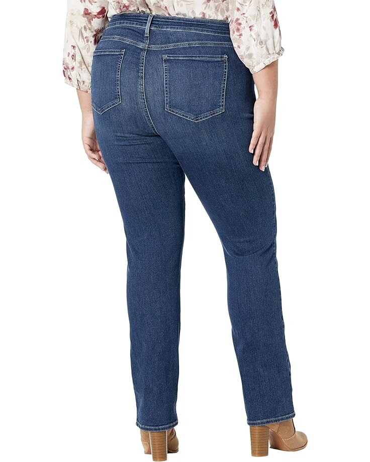 

Джинсы NYDJ Plus Size Marilyn Straight in Crockett, цвет Crockett