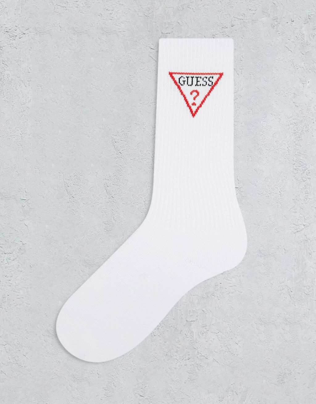 

Белые носки с логотипом GUESS Originals