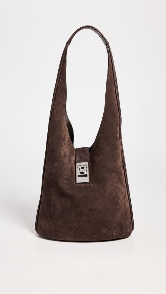 

Сумка через плечо FERRAGAMO Soft Hobo Archive Suede