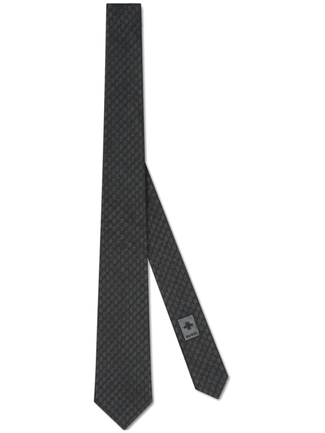 

Gucci галстук с логотипом Interlocking G, черный