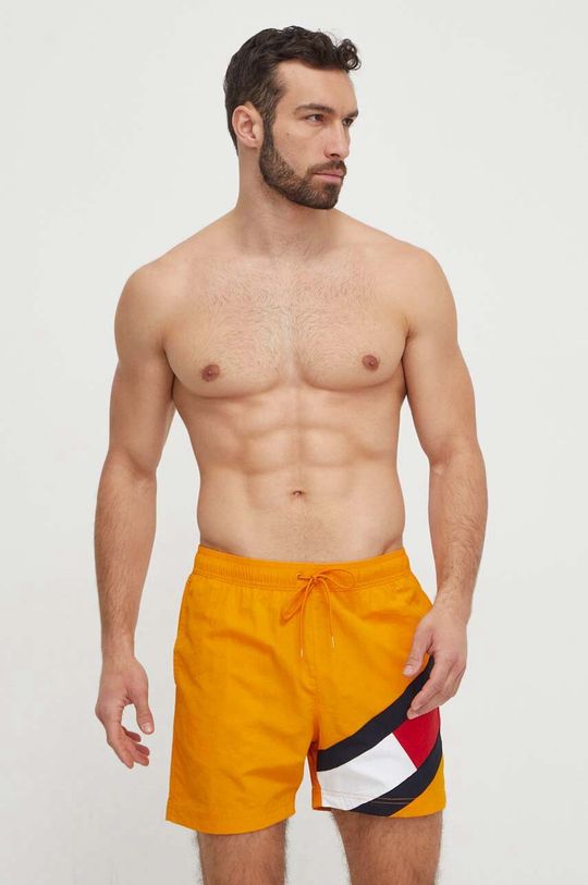 Плавки Tommy Hilfiger, оранжевый tommy hilfiger шорты для плавания