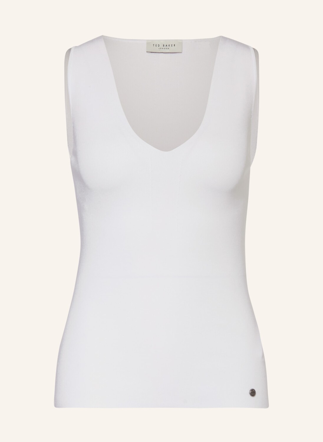 

Вязаный топ TED BAKER SARHAA, белый