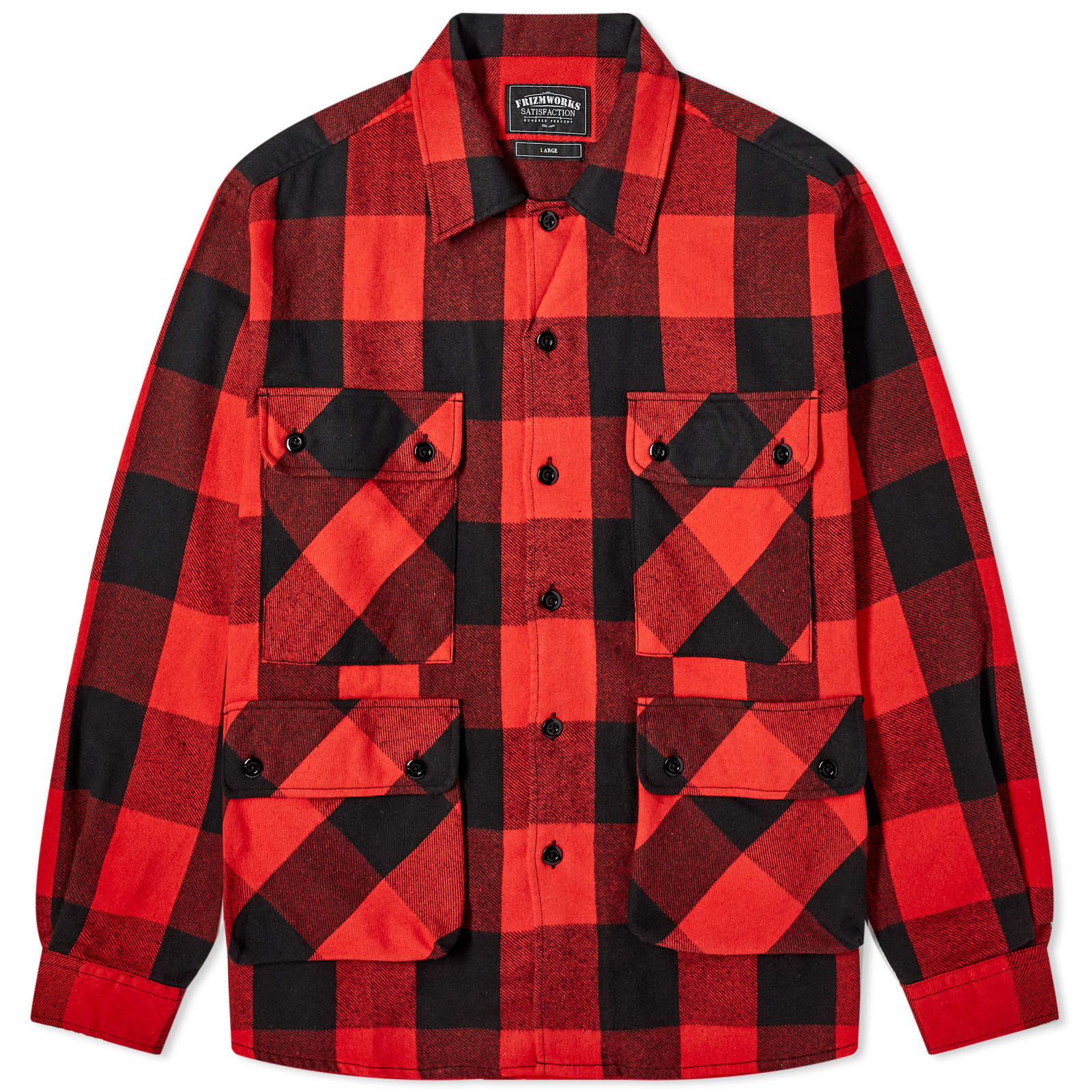 Куртка Frizmworks Buffalo Check Shirt, цвет Red