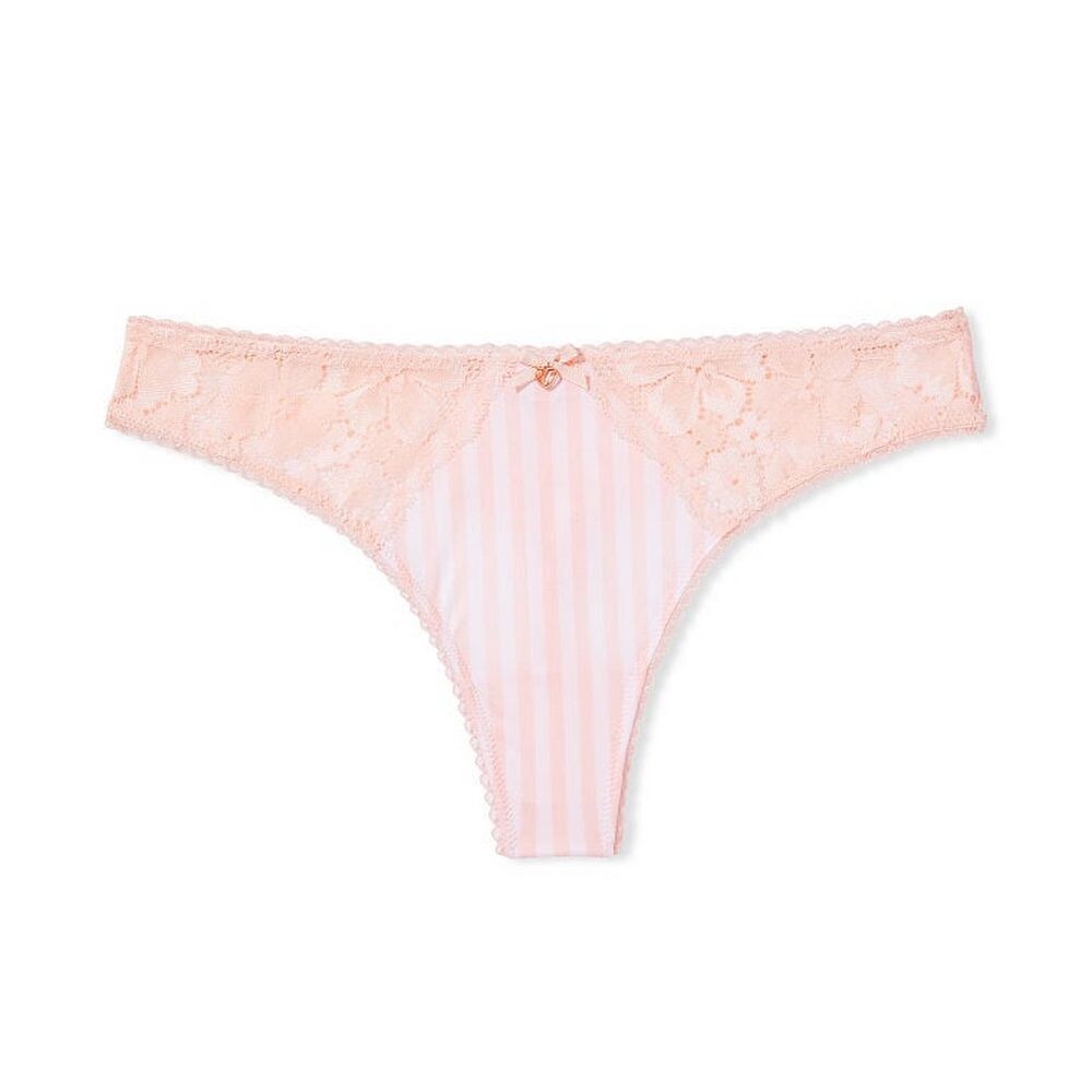 

Стринги Victoria's Secret Body By Victoria Smooth & Lace, розовый