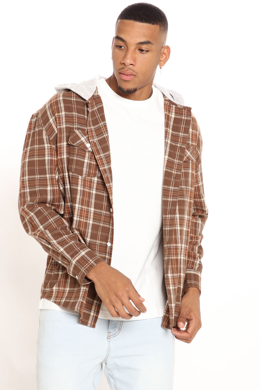 

Куртка Fashion Nova FNMN185, коричневый