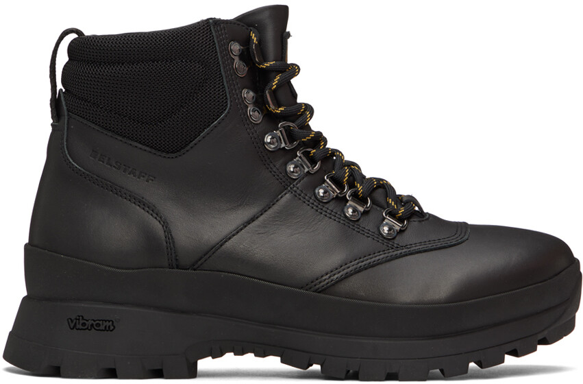 

Черные сапоги-скрэмблы Belstaff