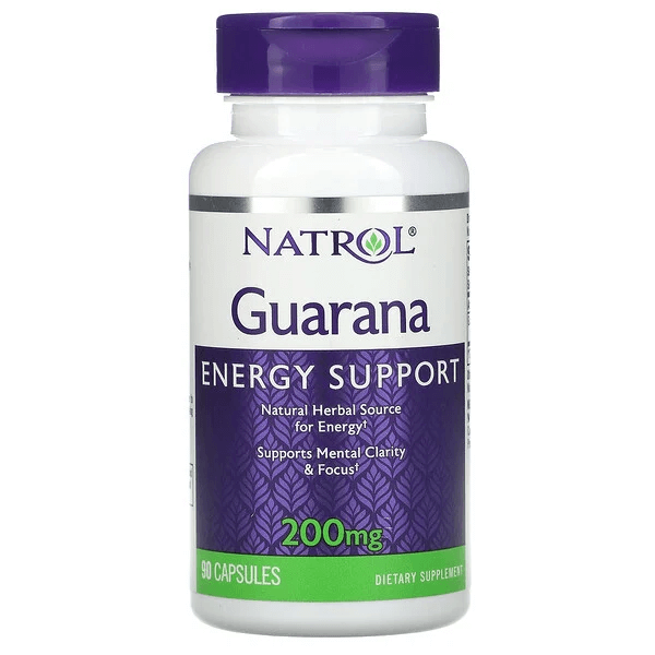 Гуарана, 200 мг, 90 капсул, Natrol