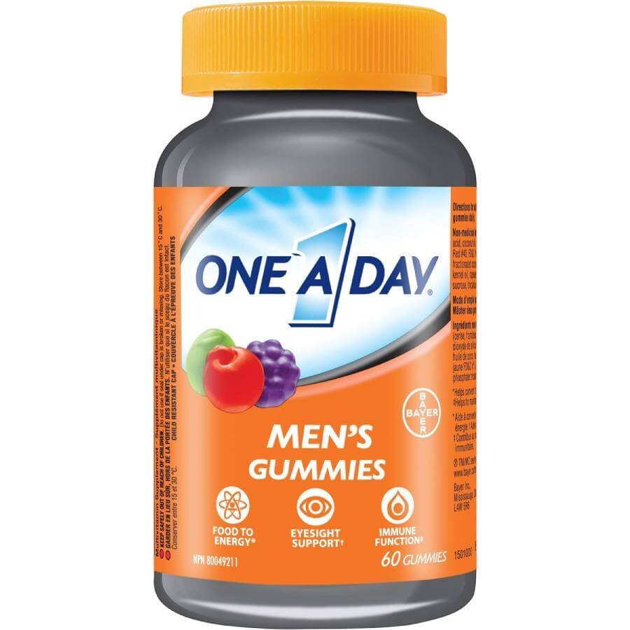 

Мультивитамины для мужчин One-A-DayMen's Gummies, 60 жевательных таблеток