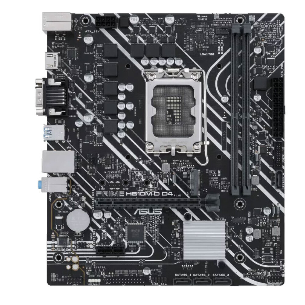 

Материнская плата Asus PRIME H610M-D D4, LGA1700