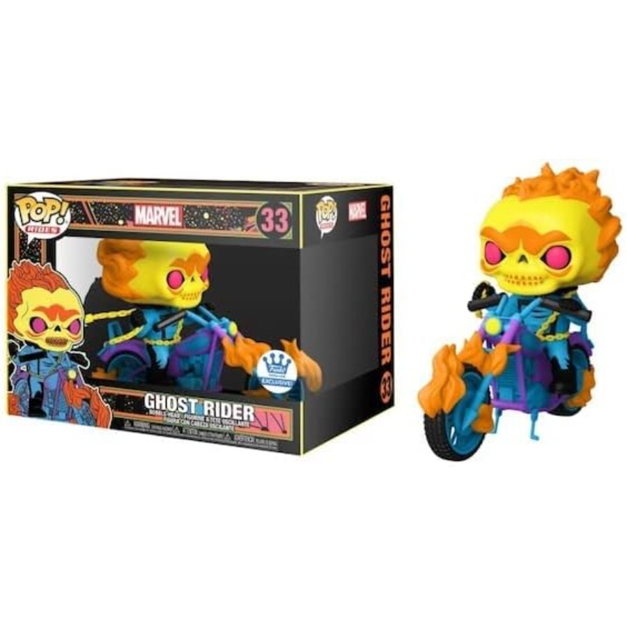

Фигурка Призрачный гонщик Funko POP! Marvel Black Light MCU Glow Toy